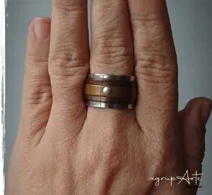 Anillo ajustable TRIMETAL REMACHADO