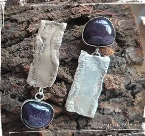 Aros colgantes CIELO INVERTIDO