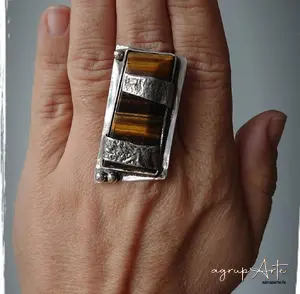 Anillo ajustable MADERA DEL BOSQUE