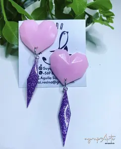 Corazones rosa 