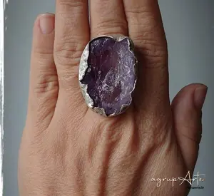 Anillo fijo DULCE AMATISTA